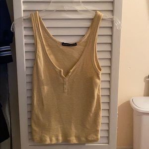 Brand melville yellow tank top
